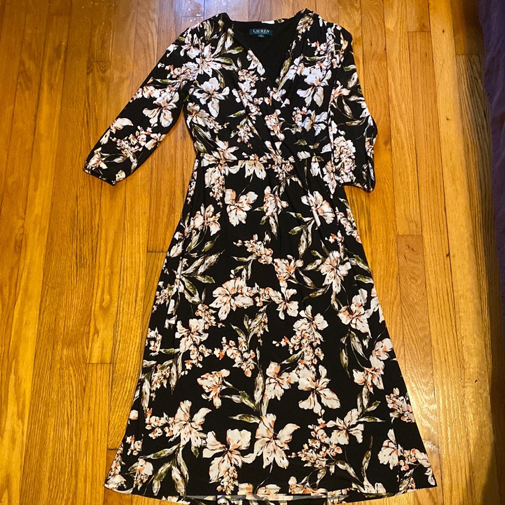Ralph Lauren Floral Midi Dreas